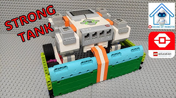 EV3 Tank Lego Mindstorm Robot Car Design With Steps #house_of_robots #lego #legomindstorms