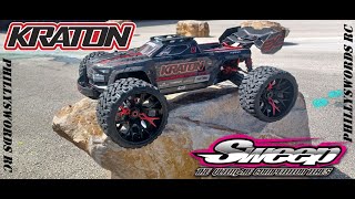 Arrma Kraton EXB RTR 6S On Sweeps Tires Speed Test