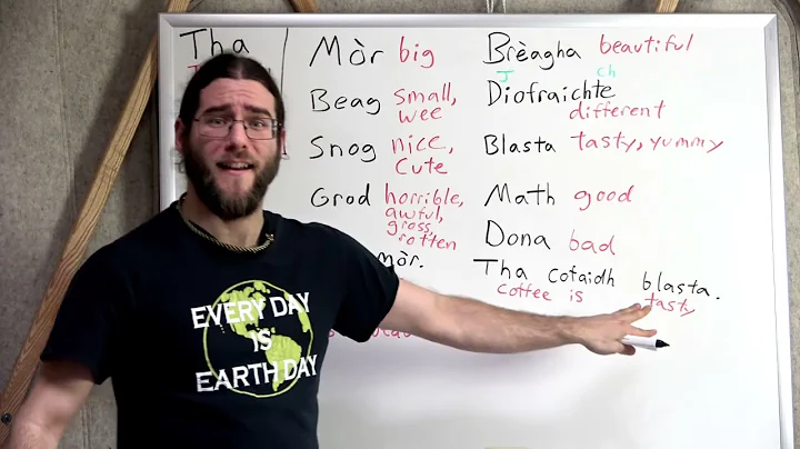 9 Very Useful Adjectives (2) - Learn Scottish Gaelic