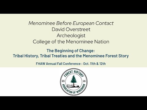 Menominee Before European Contact
