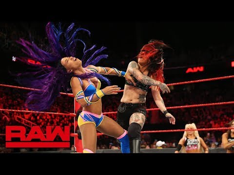 Sasha Banks vs. Ruby Riott: Raw, Aug. 13, 2018