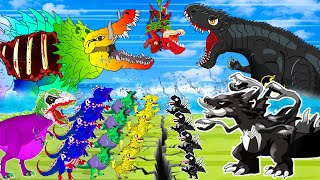 MOST EVOLUTION Of GODZILLA Spinosaurus vs Tyrannosaurus DINOSAUR PREGNANT Mosasaurus |Jurassic earth