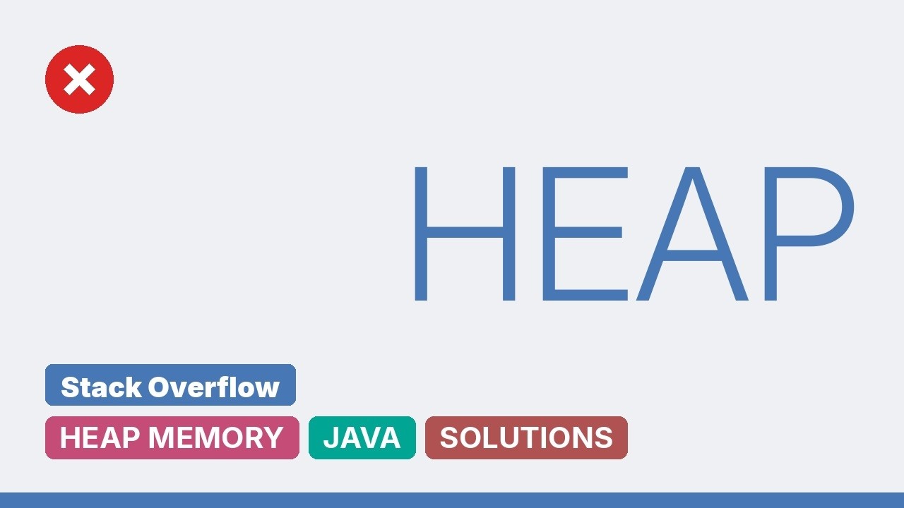 How to solve Java heap space error? - YouTube