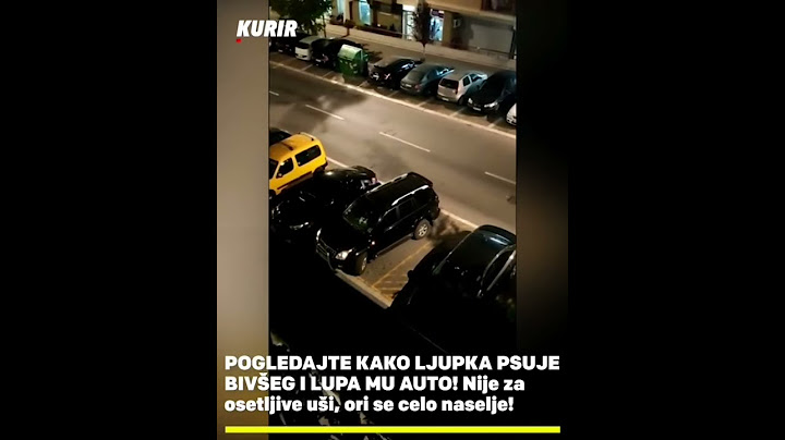 KOMSIJE SNIMILE RAZBOJNICU: Ljupka Stevic divlja i razbija automobile bivsem decku Dragisi Simicu!