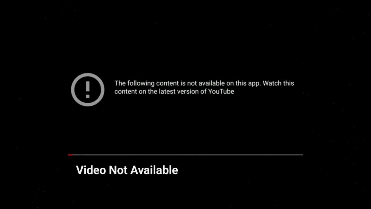 youtube revanced video not available fix problem YouTube