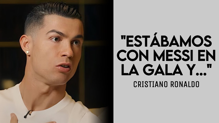 Cristiano Ronaldo cuenta anécdota con Messi [Entrevista con Edu Aguirre]
