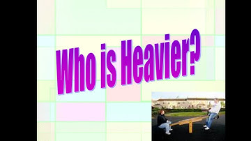 class 3 math chapter - Who is heavier part 2