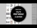 Learn HOW TO use the PRINT MODULES in LIGHTROOM // Fotospeed Tutorial