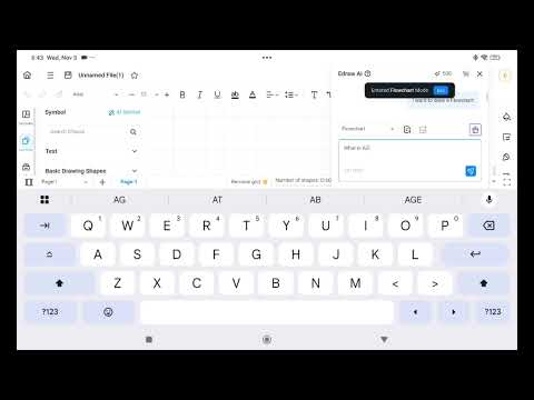 EdrawMax Tutorial: Make a Flowchart on AGI Using AI Tools