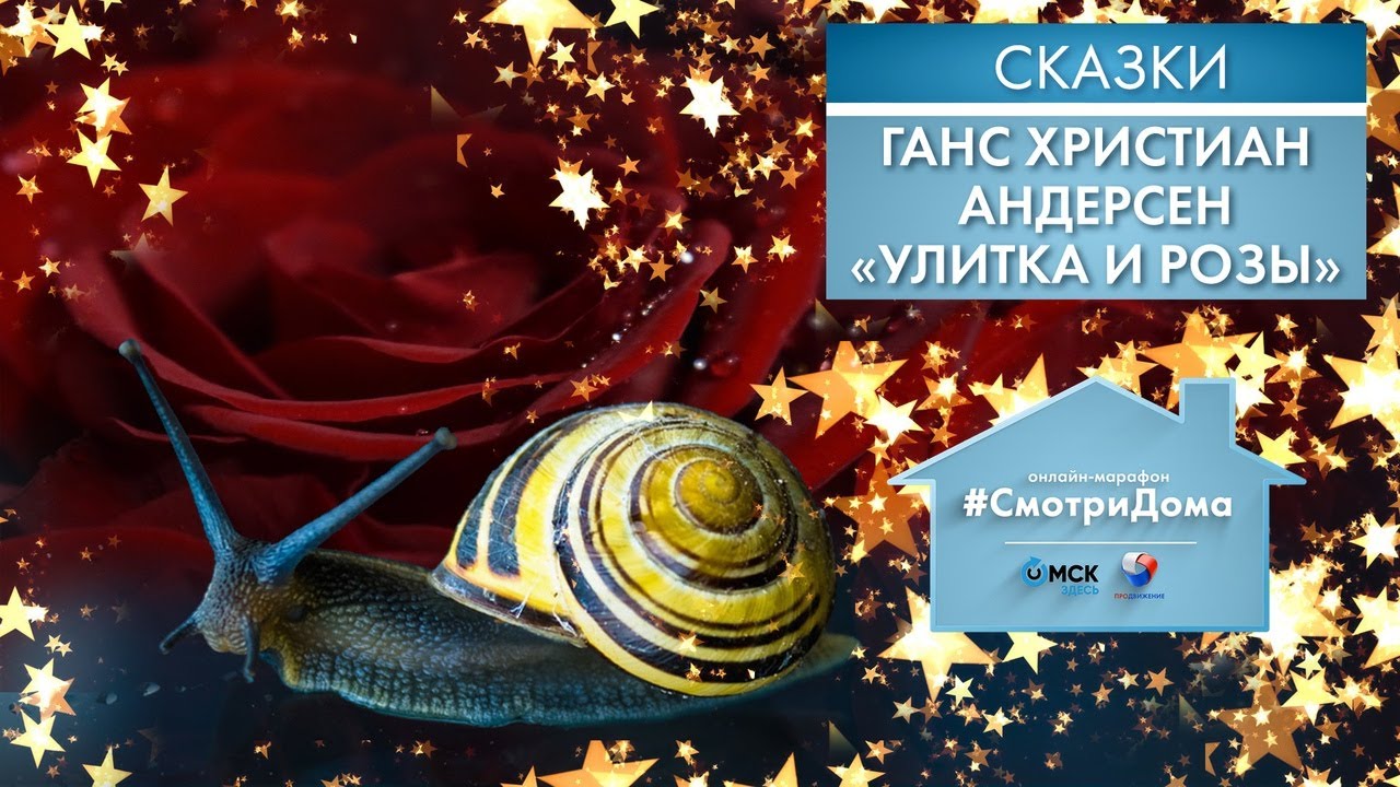 #СмотриДома | Ганс Христиан Андерсен «Улитка и розы» | Сказки на ночь ...