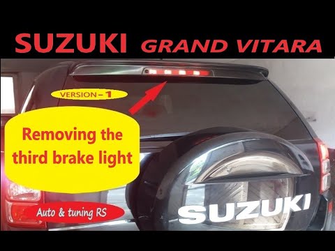 Suzuki Grand Vitara. Как снять третий стоп-сигнал ВЕРСИЯ 1