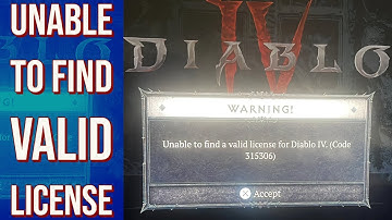 unable to find valid license for diablo 4: Workarounds & Fixes for PS5 PS4