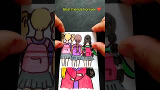 Best friends Forever ❤️ #bff #drawing #art #diy #shorts #trending #cute