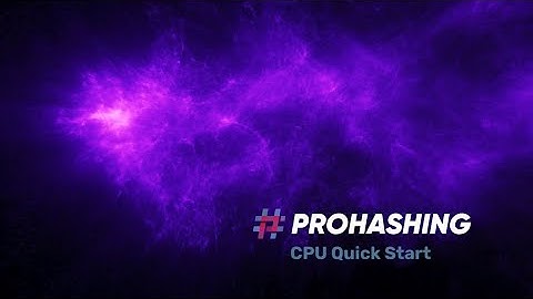CPU Quick Start (Rebranded)