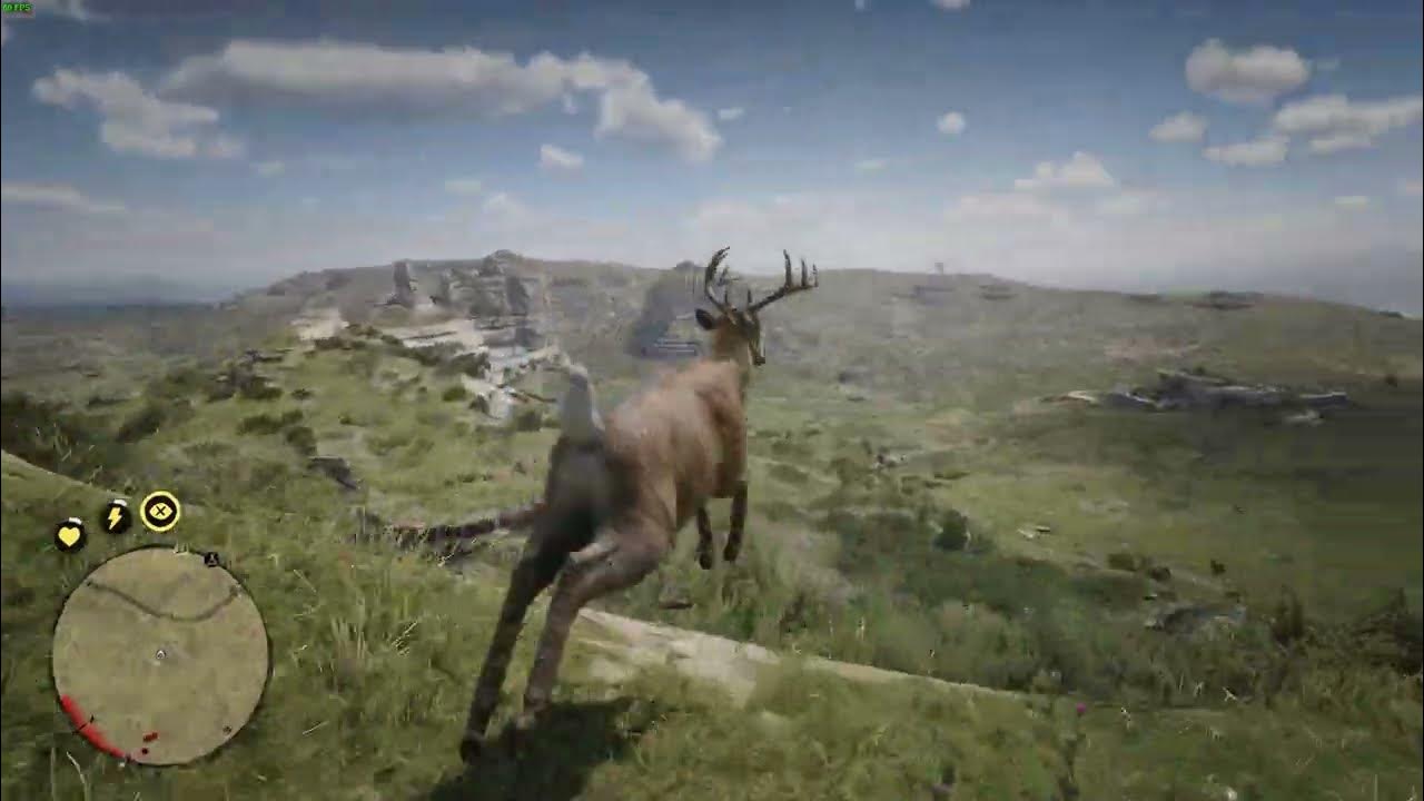 Being hunted as a deer by npc's on RDR2 story mode with mods YouTube