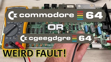 COMMODORE 64 repair video - Part 1