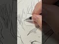 HOW TO DRAW EYES  #anime #drawing #mangadraw #art #mangadrawing #jujutsukaisen #sketch #manga #phonk