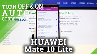 Activate Auto-Correction Feature – Keyboard Settings on HUAWEI Mate 10 Lite screenshot 1