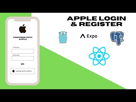 Expo Login & Registration W/ Apple