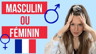 How to Know the Gender (Masculine or Feminine) of French Nouns 👍