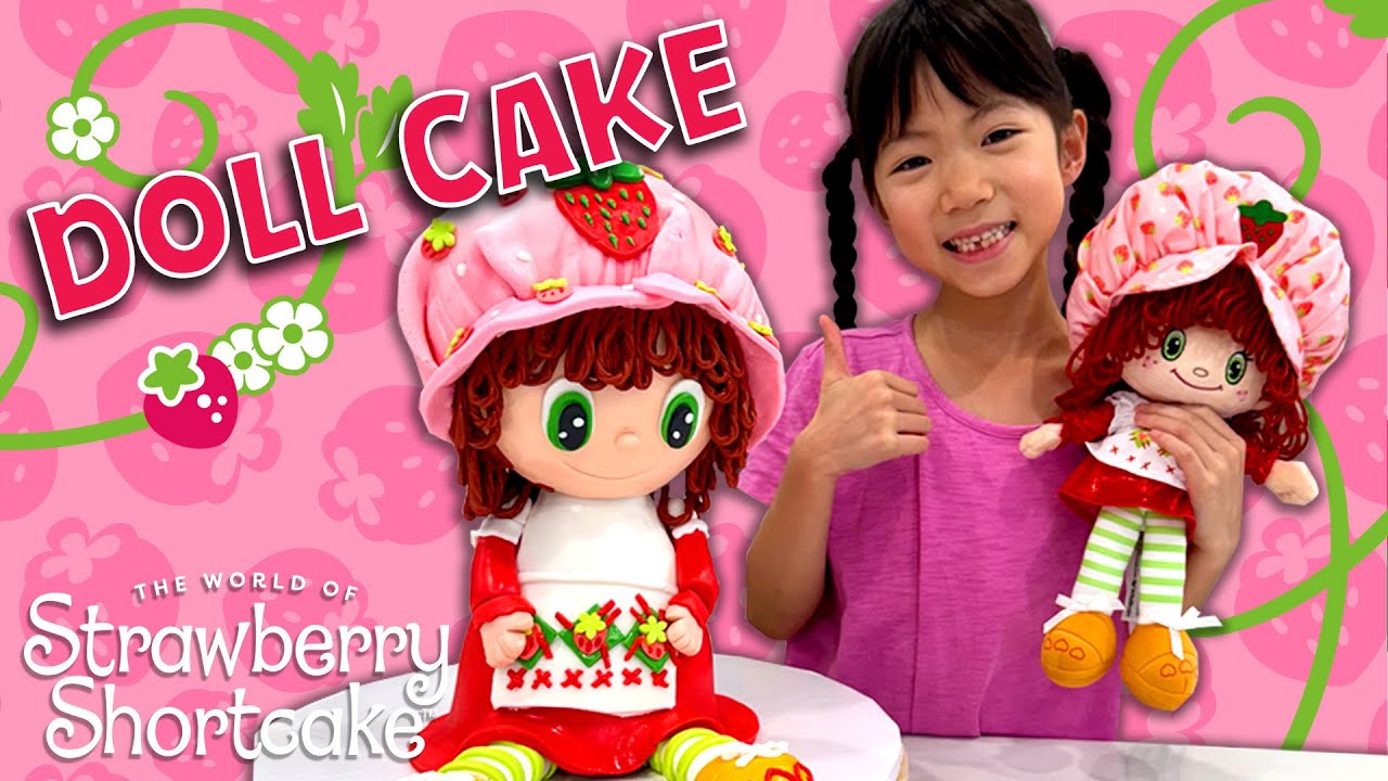 Strawberry Shortcake Rag Doll Cake | The Caking Girl | Baking for kids ...