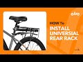How to Install Universial Rear Rack - Qlife Ebike