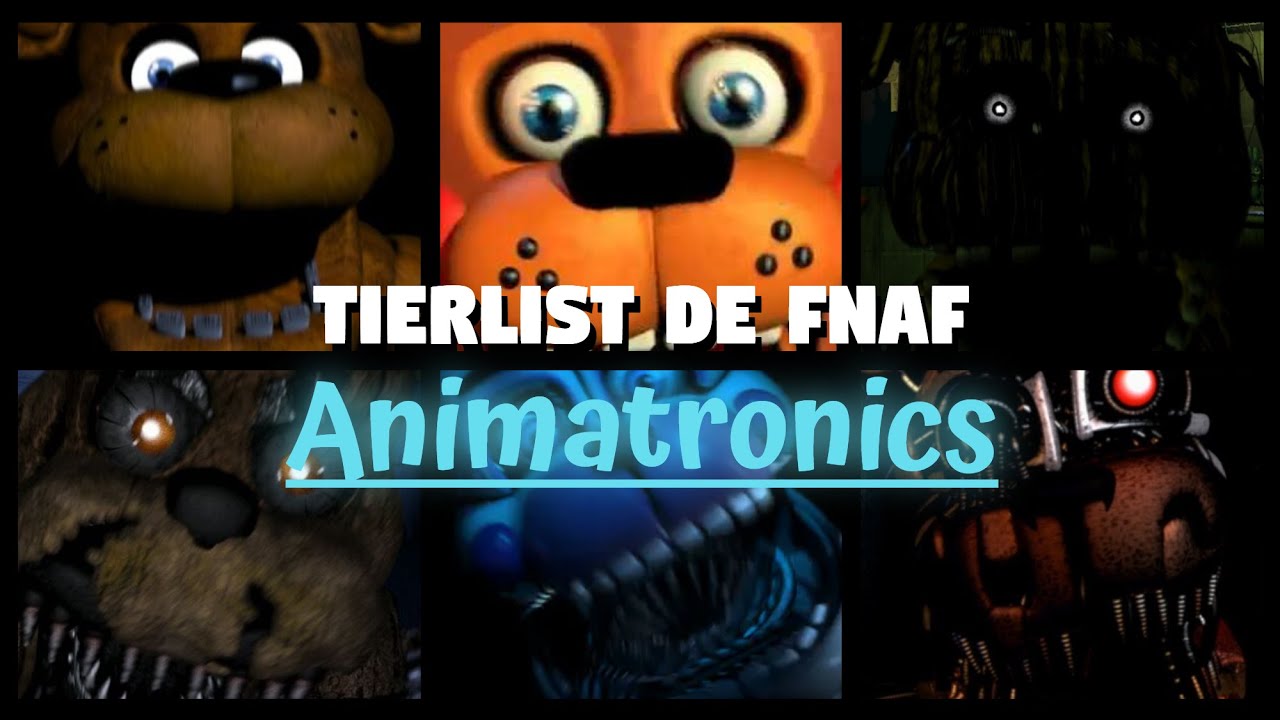 Tiver List de animatronics de fnaf que o André vencia e perdia :  r/andreyoung