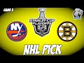 Boston Bruins vs New York Islanders 6/3/21 Free NHL Pick and Prediction NHL Betting Tips