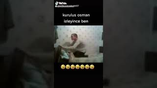 Komik tiktok videosu,kuruluş osman izlerken ben