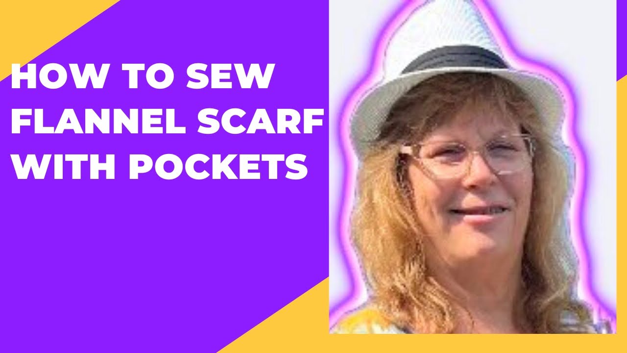 How to Sew Flannel Scarf YouTube