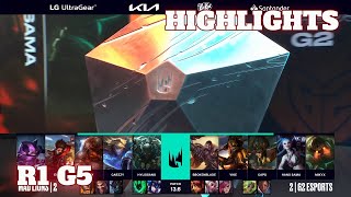 G2 vs MAD - Game 5 Highlights | Round 1 LEC Spring 2023 Playoffs