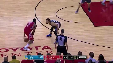 James Harden Seals the Game with Step Back Three Pointer Over Stephen Curry (Rockets vs. Warriors)