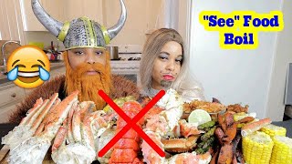 SEAFOOD BOIL MUKBANG WITH SASHA AND SIR SMA!