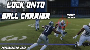 HOW TO LOCK ONTO THE BALL CARRIER! MAKE EVERY TACKLE￼! Madden 23