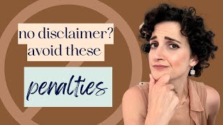 3 Penalties for Not Using Disclaimers Online | The Legal Apothecary by The Legal Apothecary 58 views 5 months ago 3 minutes, 22 seconds