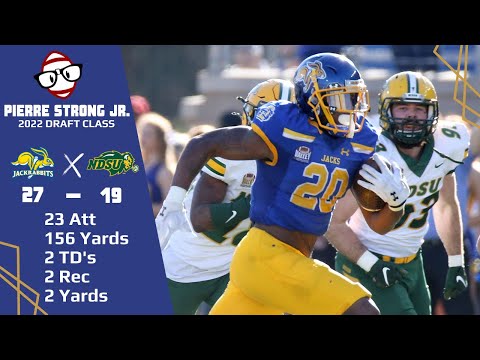 Pierre Strong Jr. (South Dakota State RB) vs North Dakota State (2021)