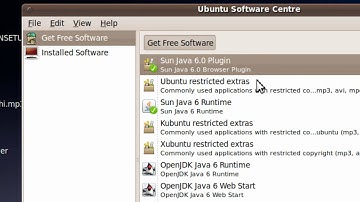 Install Java Plugin Firefox Web Browser Ubuntu 9.10 in Ubuntu Software Center