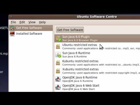 Install Java Plugin Firefox Web Browser Ubuntu 9.10 in Ubuntu Software Center