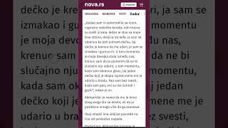 Thumbnail for Pretučen mladić koji je na štakama pešačio sa studentima po Srbiji!