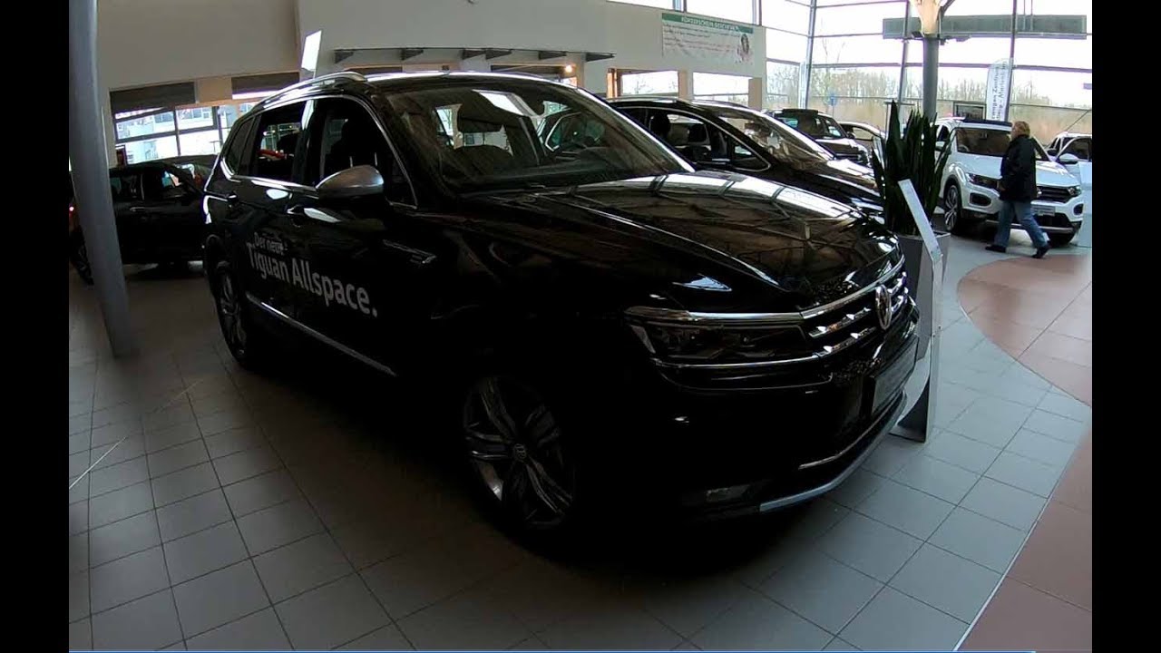 Volkswagen Vw Tiguan Allspace Long Highline 7 Seats Deep Black Colour Walkaround Interior