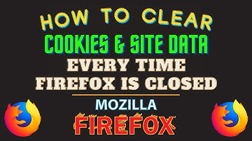 How To Set Firefox To Clear Cookies And Site Data Each Time It Closes | Step-By-Step PC Tutorial