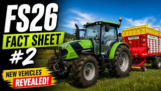 FS26 NEW FACTSHEET #2 New Machines Revealed | Farming Simulator 26