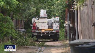 Crews work through the night to restore power