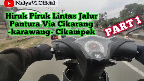 Dari cikarang Menuju Cikampek Lewat Jalur Pantura Part 1