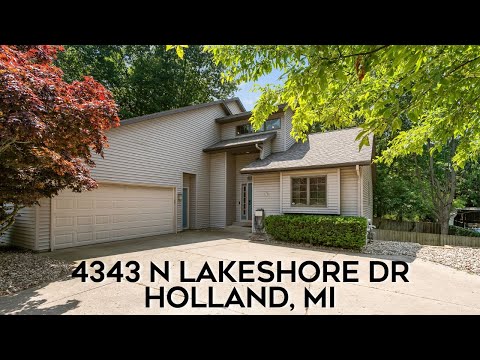 4343 N Lakeshore Dr, Holland, MI home video tour