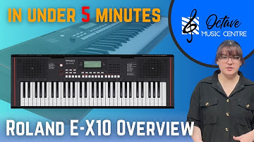 Roland E-X10 in Under 5 Minutes - Features & Sounds