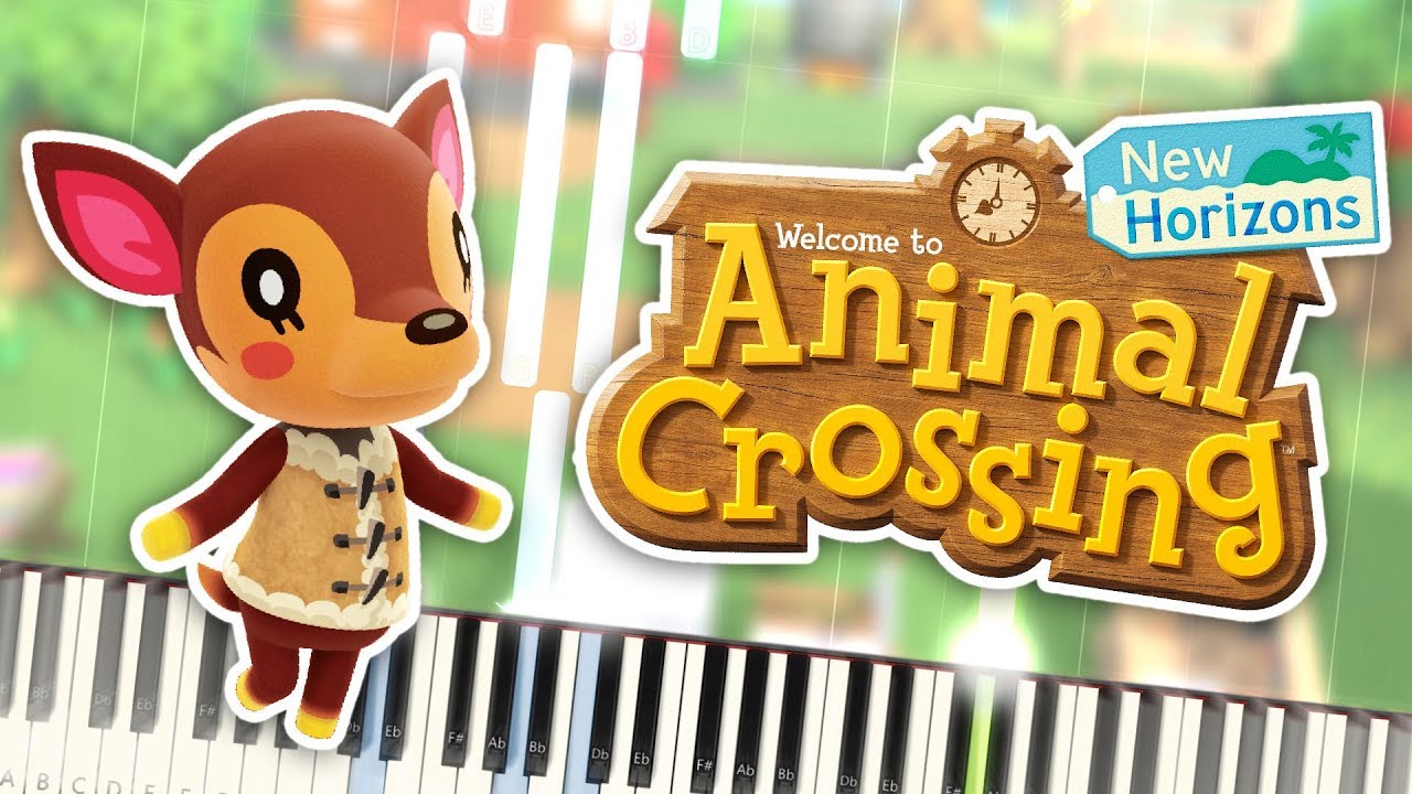 Animal Crossing New Horizons - 2 PM Theme Piano Tutorial Synthesia