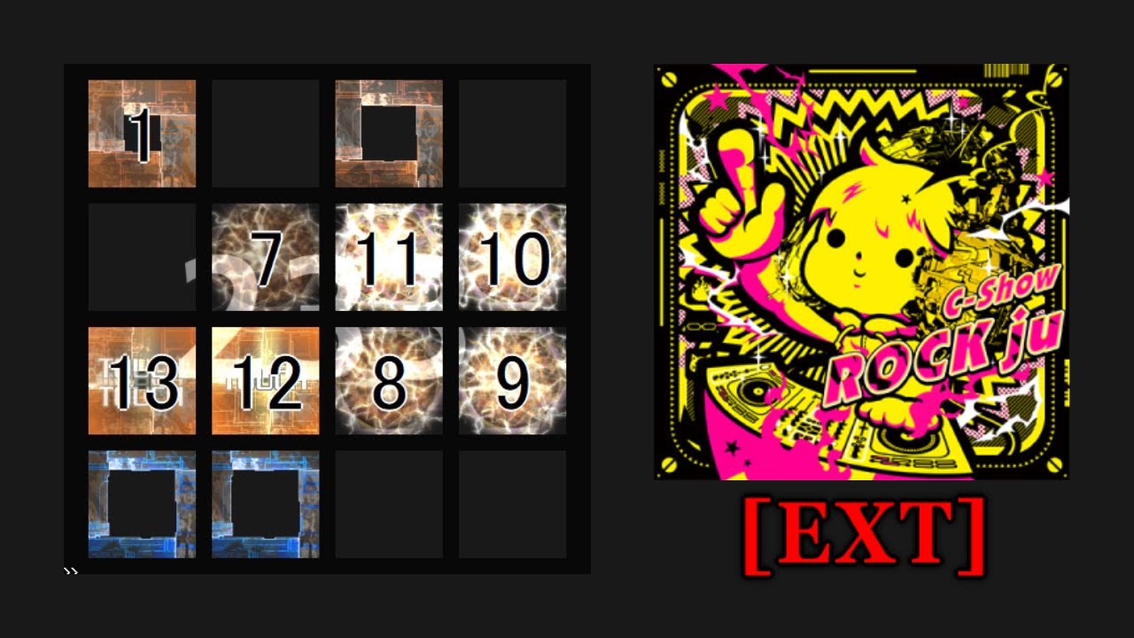 jubeat festo】ROCK ju(EXT) 譜面確認(シャッター+ハンドクラップ+同時