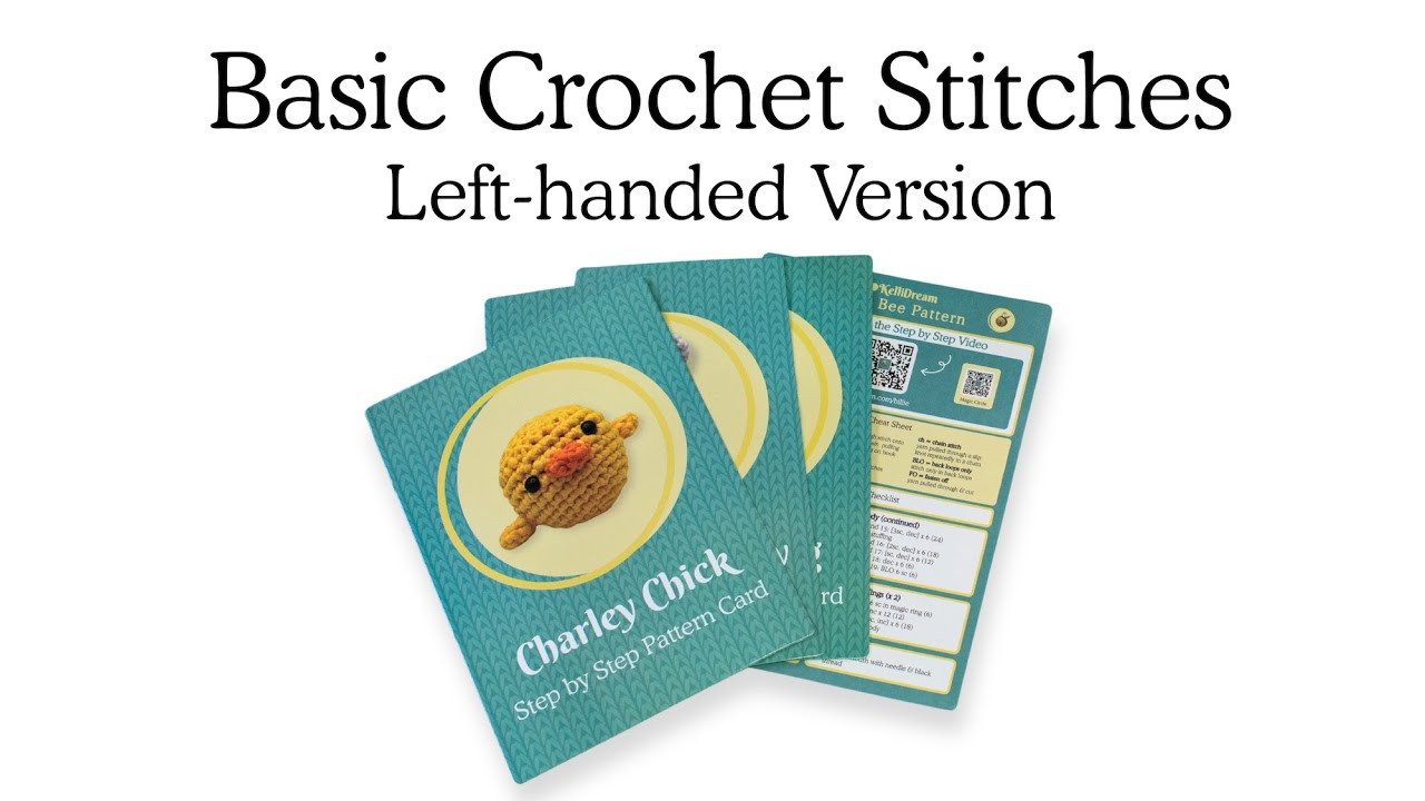 How to Do Basic Crochet Stitches Lefthanded YouTube