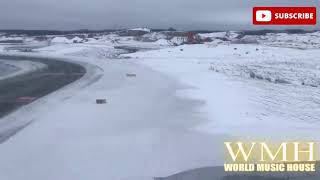 Airplane Aircraft Flying Landing in Snowy Weather Background Music | World Music House screenshot 4